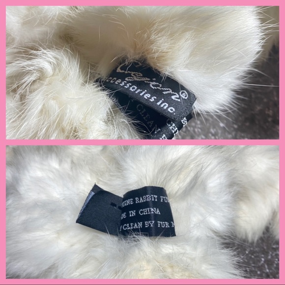 Cejon Genuine Rabbit Fur Scarf - Picture 4 of 4